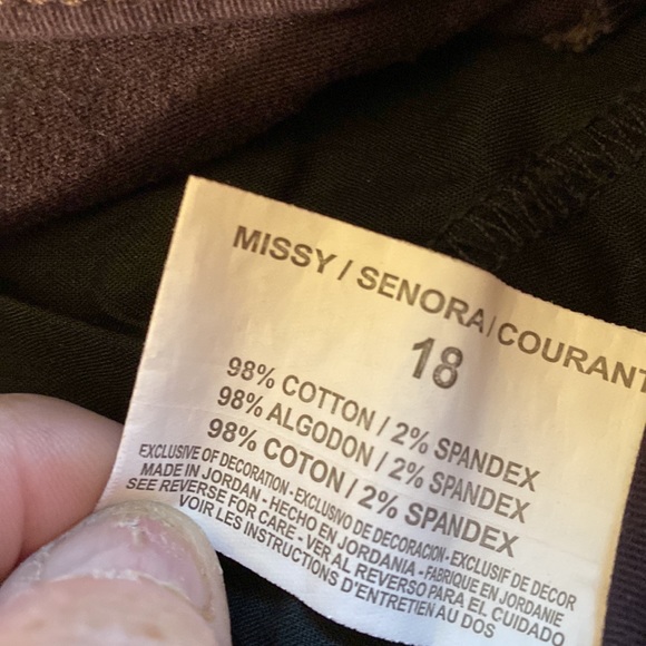 Bandolino Jeans Size 18 Amy Straight Leg 5 pockets pants - Picture 7 of 11